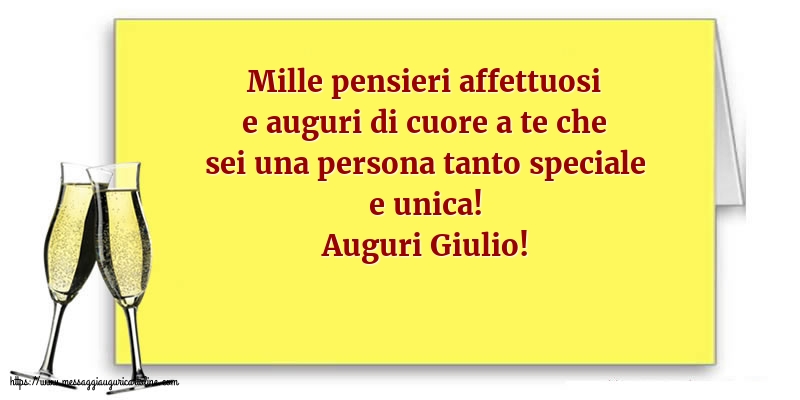 Cartoline di Santa Giulia - Auguri Giulio! - messaggiauguricartoline.com