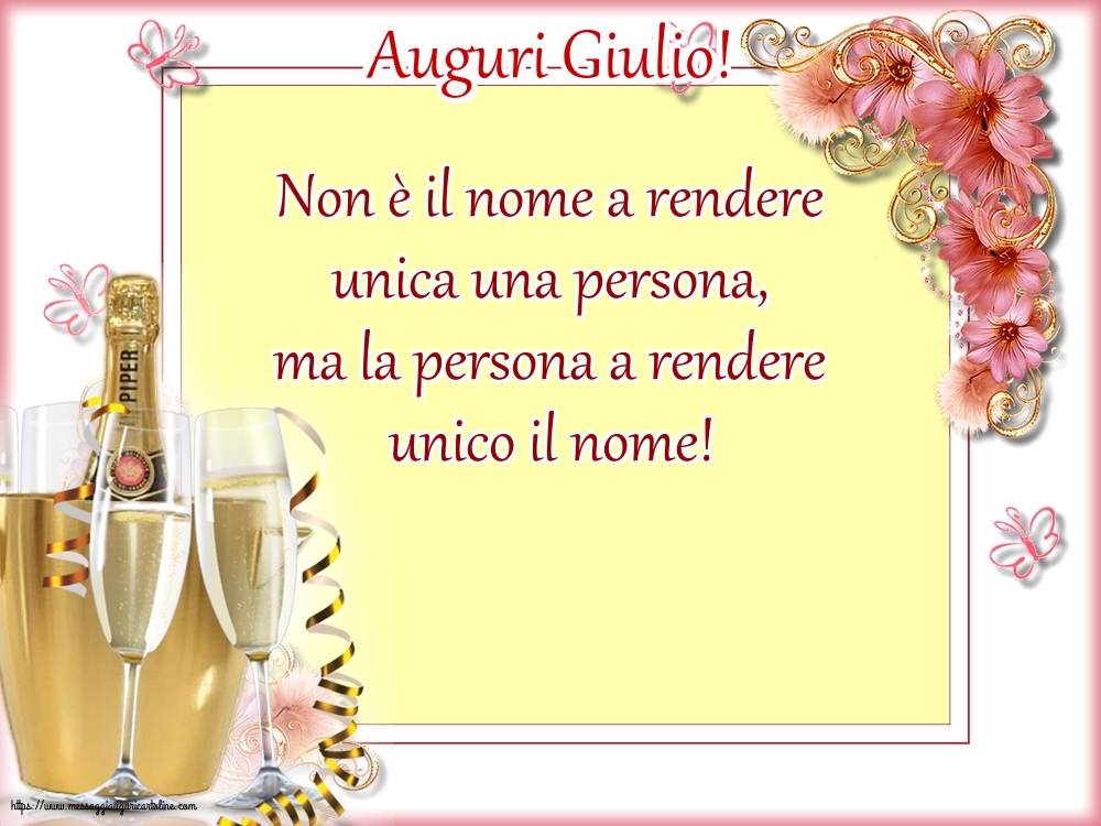 Santa Giulia Auguri Giulio!