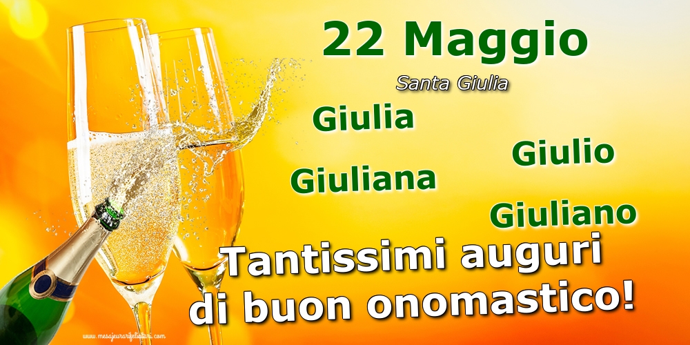 22 Maggio - Santa Giulia