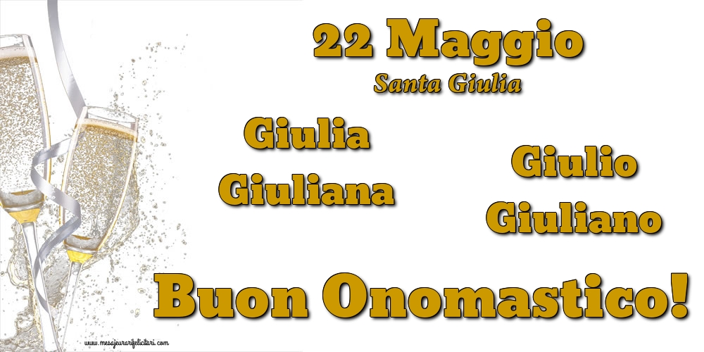 22 Maggio - Santa Giulia