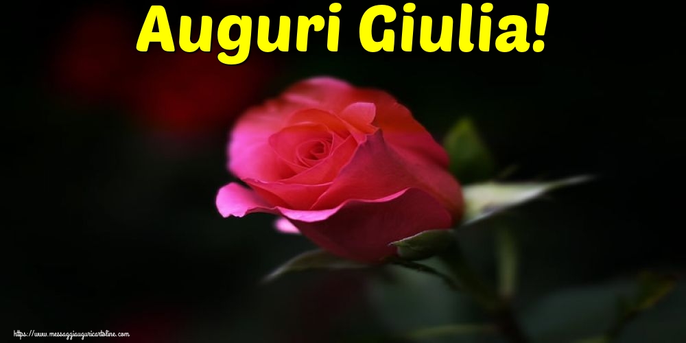 Auguri Giulia!