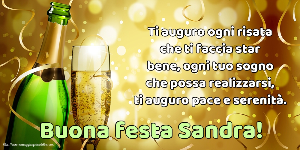 Buona festa Sandra!