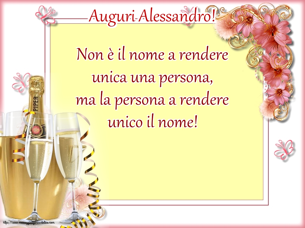 Sant'Alessandra Auguri Alessandro!