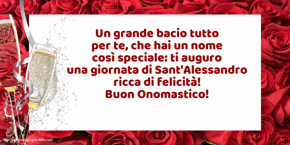 Cartoline di Sant'Alessandro - Buon Onomastico! - messaggiauguricartoline.com