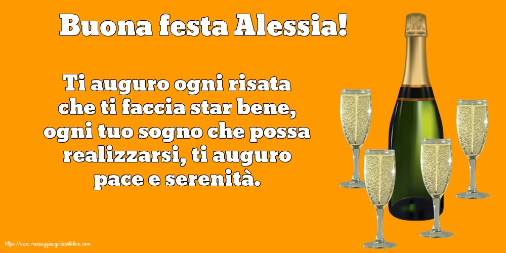 Cartoline di Sant' Alessio - Buona festa Alessia! - messaggiauguricartoline.com