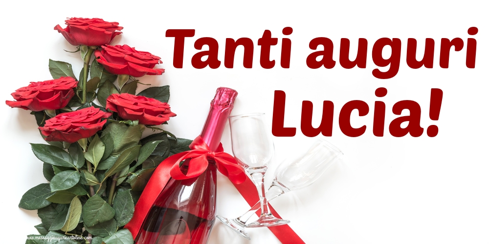 Cartoline di Santa Lucia - Tanti auguri Lucia! - messaggiauguricartoline.com