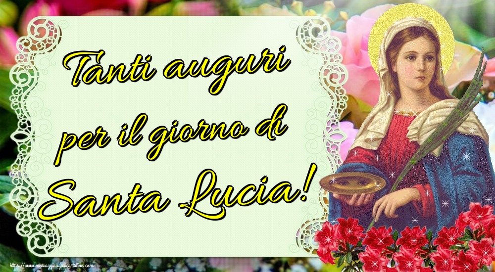Tanti auguri per il giorno di Santa Lucia!