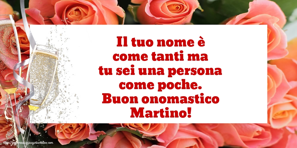 Buon onomastico Martino!