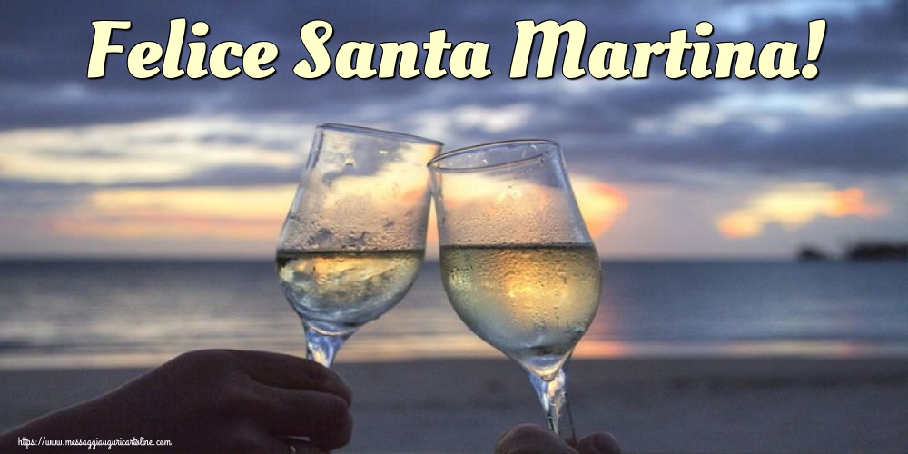 Cartoline di Santa Martina - Felice Santa Martina! - messaggiauguricartoline.com