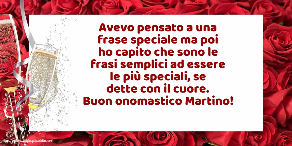 Cartoline di Santa Martina - Buon onomastico Martino! - messaggiauguricartoline.com