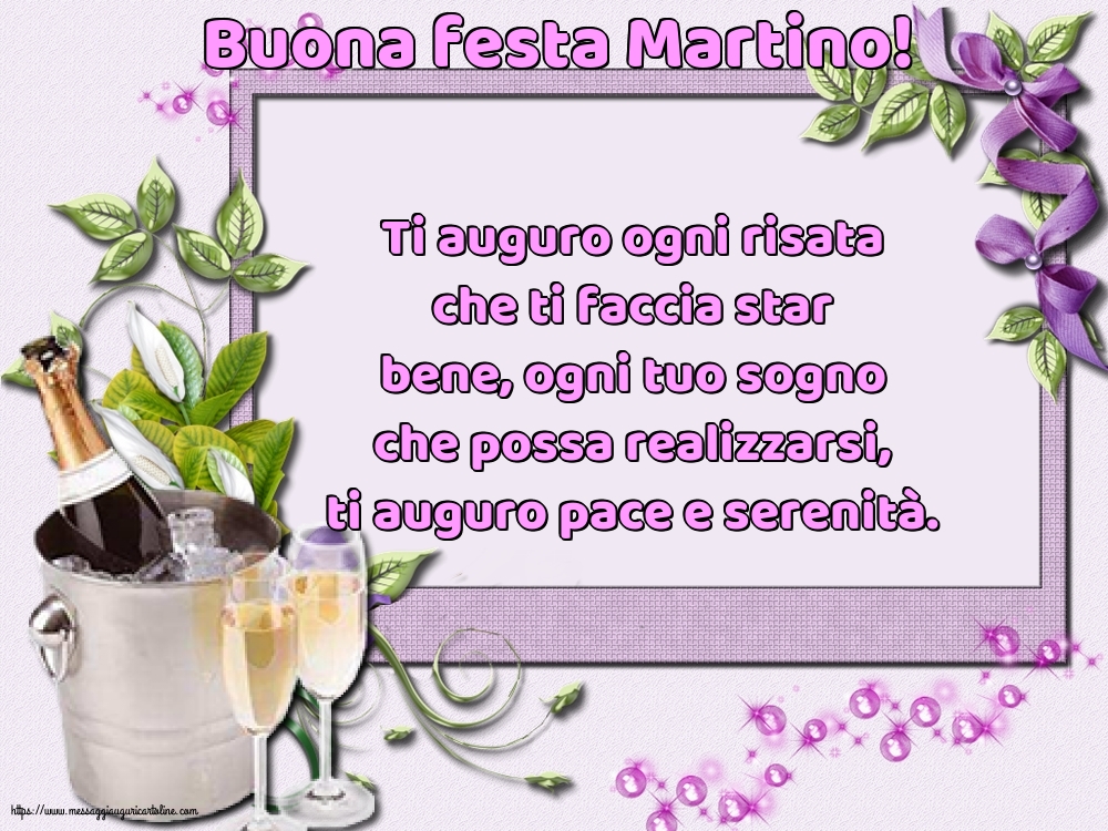 Santa Martina Buona festa Martino!