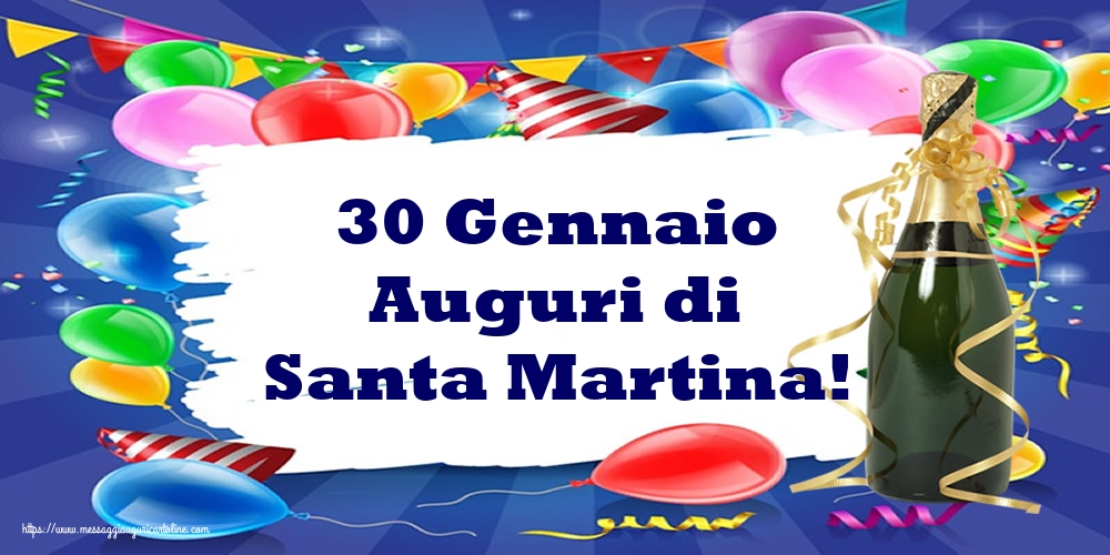 30 Gennaio Auguri di Santa Martina!