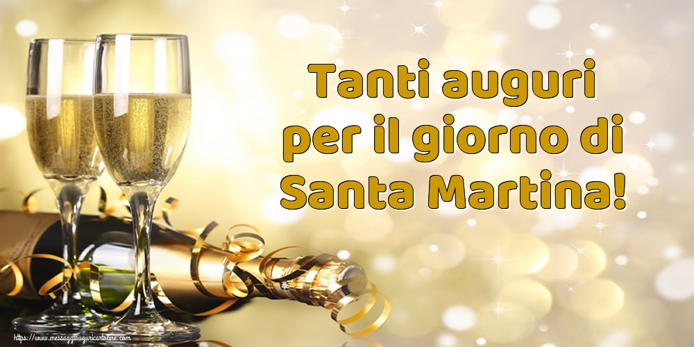 Santa Martina Tanti auguri per il giorno di Santa Martina!