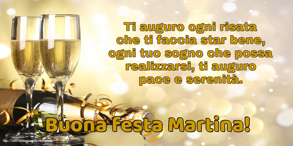 Cartoline di Santa Martina - Buona festa Martina! - messaggiauguricartoline.com