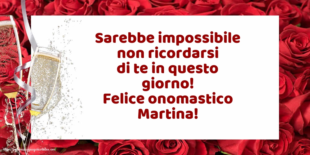 Cartoline di Santa Martina - Felice onomastico Martina! - messaggiauguricartoline.com
