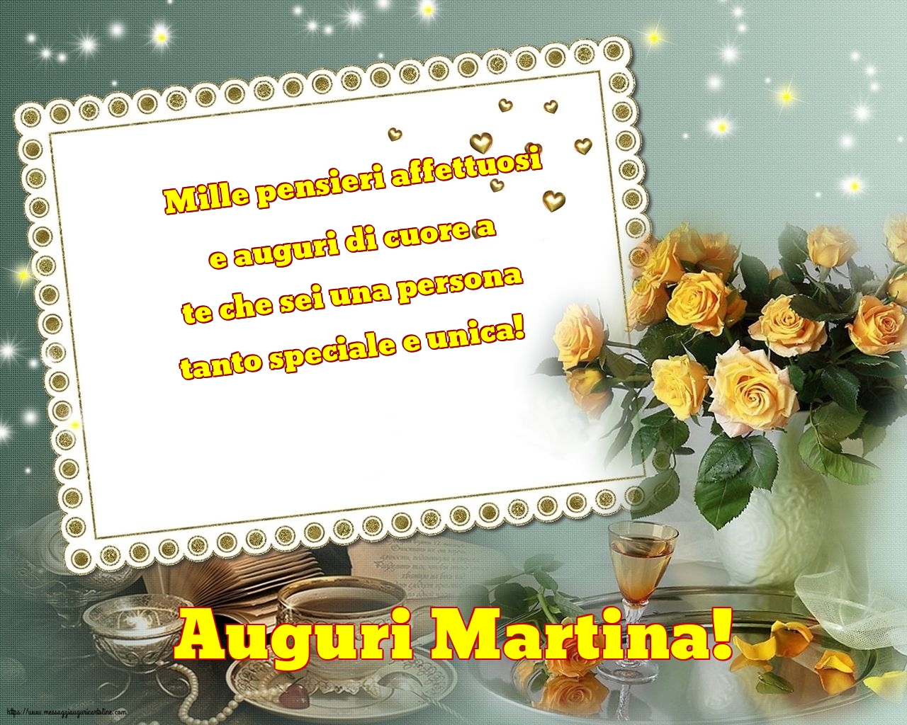Cartoline di Santa Martina - Auguri Martina! - messaggiauguricartoline.com