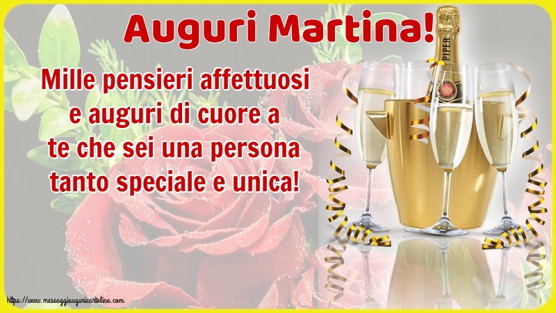 Cartoline di Santa Martina - Auguri Martina! - messaggiauguricartoline.com