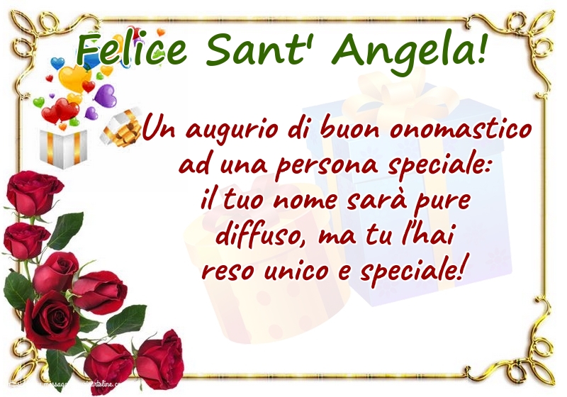 Felice Sant' Angela!