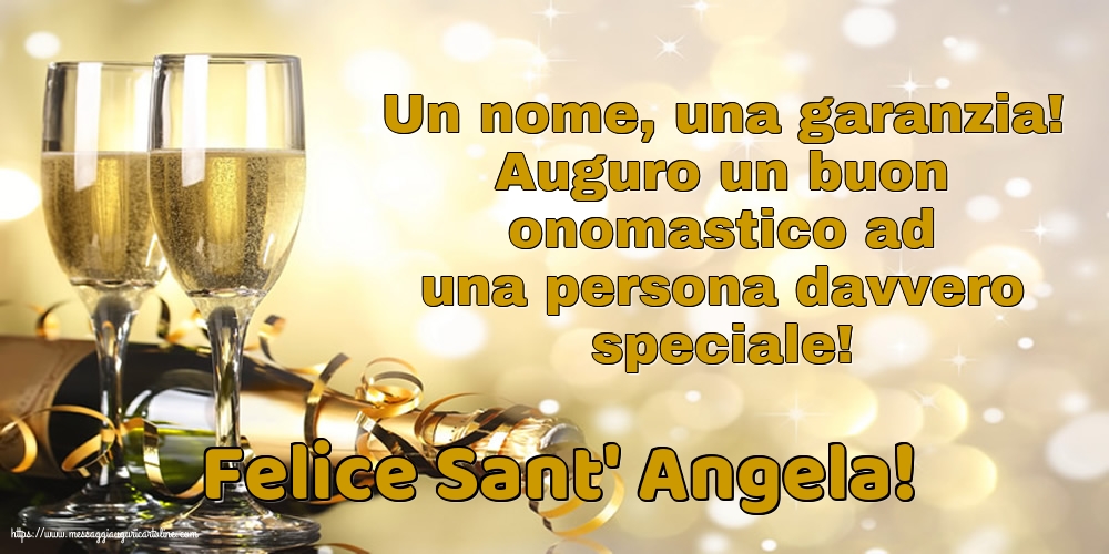Sant' Angela Felice Sant' Angela!