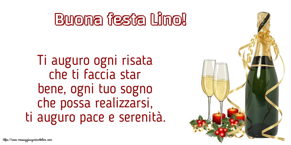 Sant' Angela Buona festa Lino!