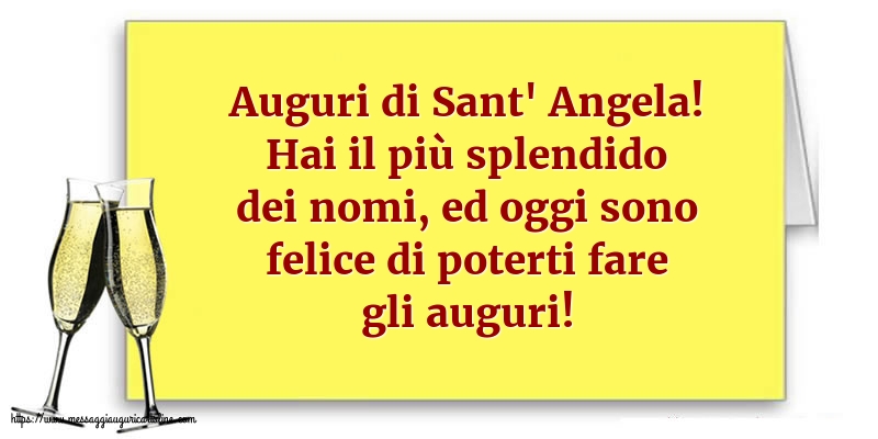 Sant' Angela Auguri di Sant' Angela!