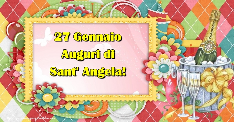 27 Gennaio Auguri di Sant' Angela!