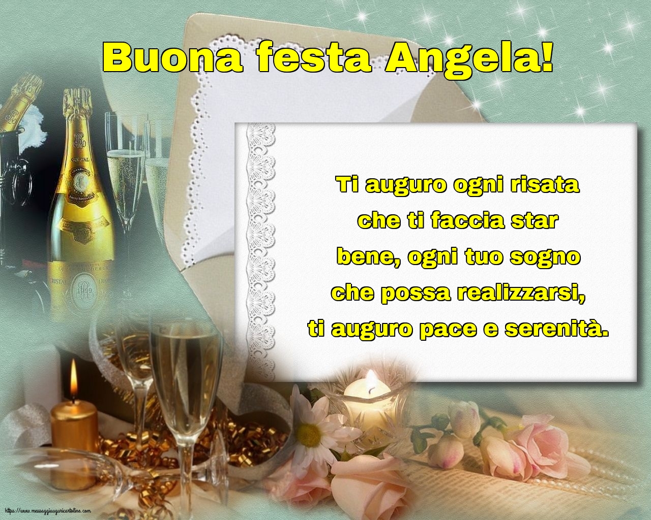 Sant' Angela Buona festa Angela!