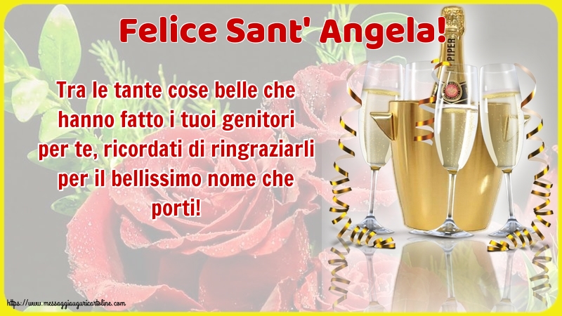 Sant' Angela Felice Sant' Angela!