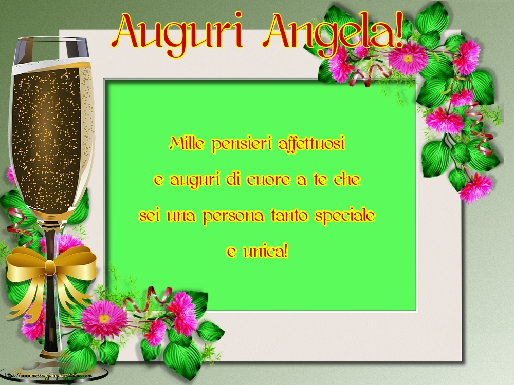 Cartoline di Sant' Angela - Auguri Angela! - messaggiauguricartoline.com