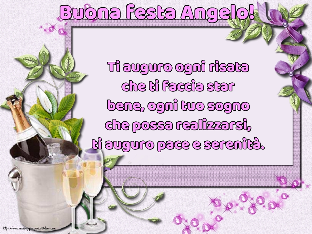 Cartoline di Sant' Angela - Buona festa Angelo! - messaggiauguricartoline.com