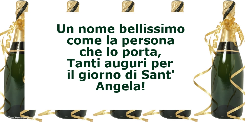 Cartoline di Sant' Angela - Tanti auguri per il giorno di Sant' Angela! - messaggiauguricartoline.com