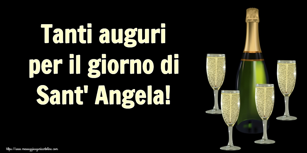 Tanti auguri per il giorno di Sant' Angela!
