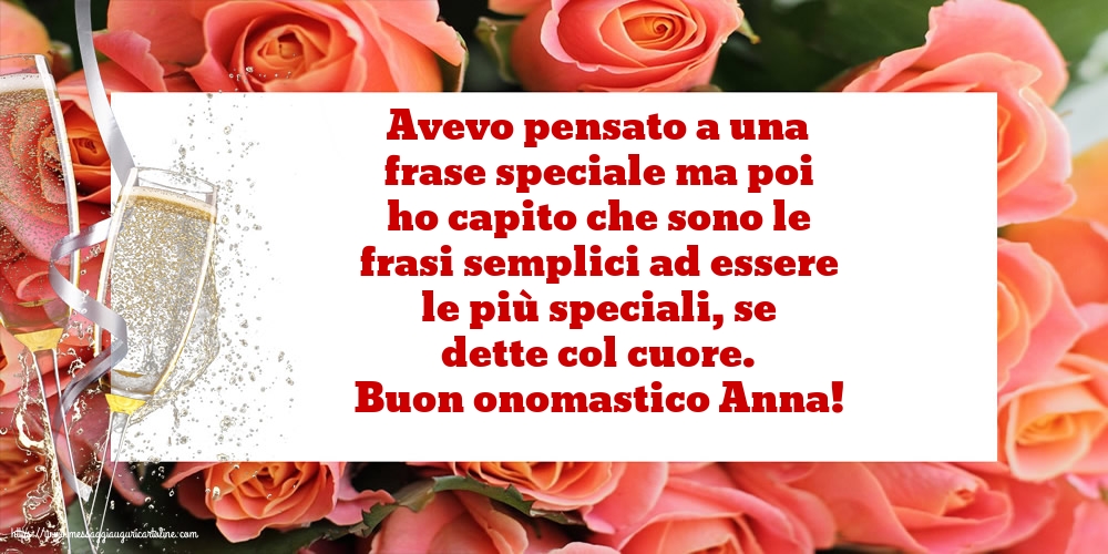 Cartoline di Santi Anna e Gioacchino - Buon onomastico Anna! - messaggiauguricartoline.com