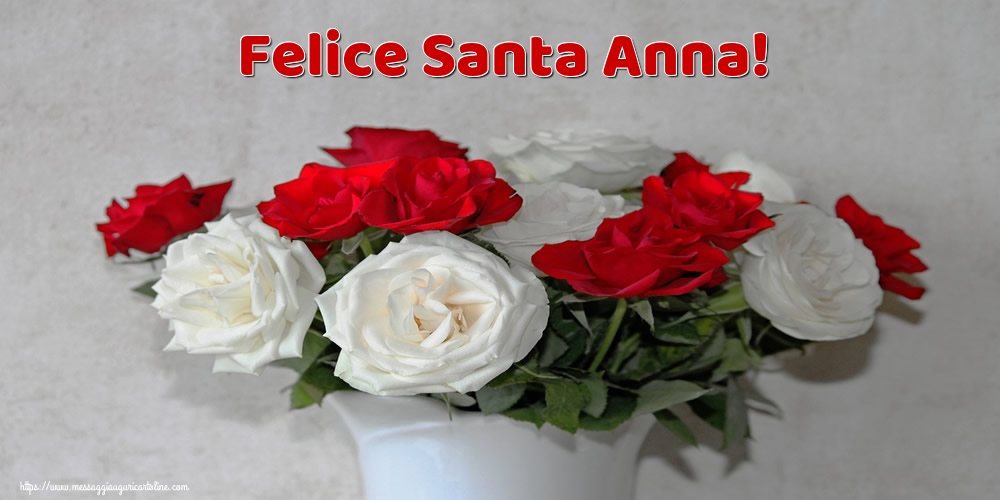 Cartoline di Santi Anna e Gioacchino - Felice Santa Anna! - messaggiauguricartoline.com