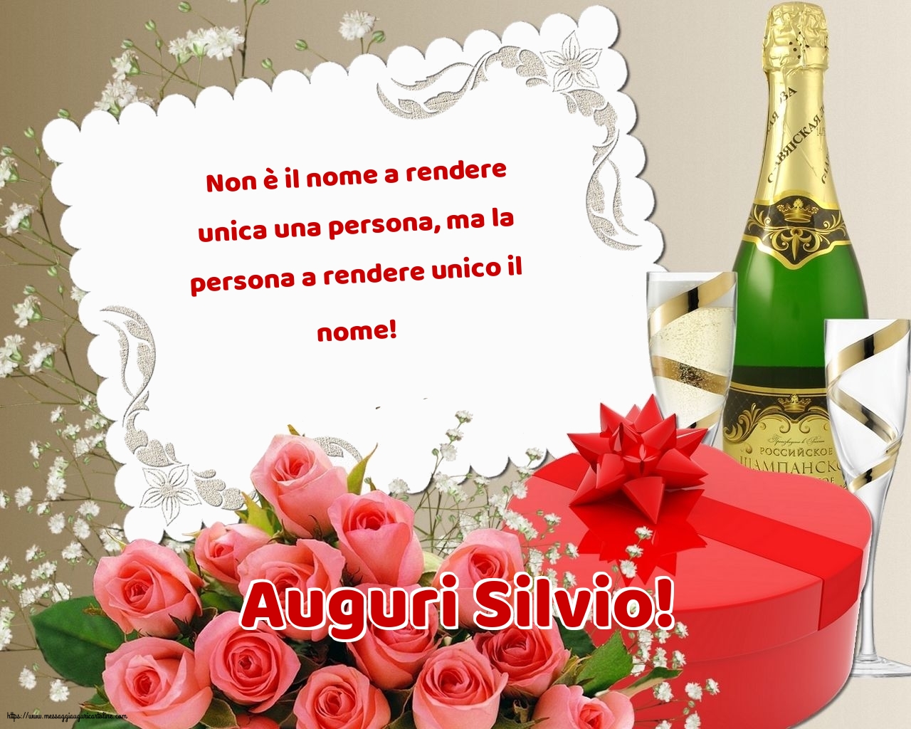 Cartoline di Santa Silvia - Auguri Silvio! - messaggiauguricartoline.com