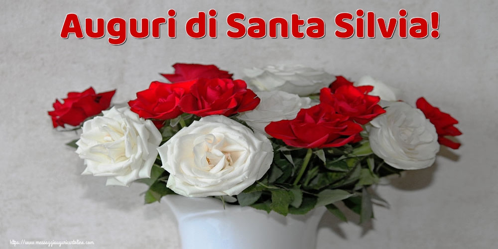 Cartoline di Santa Silvia - Auguri di Santa Silvia! - messaggiauguricartoline.com