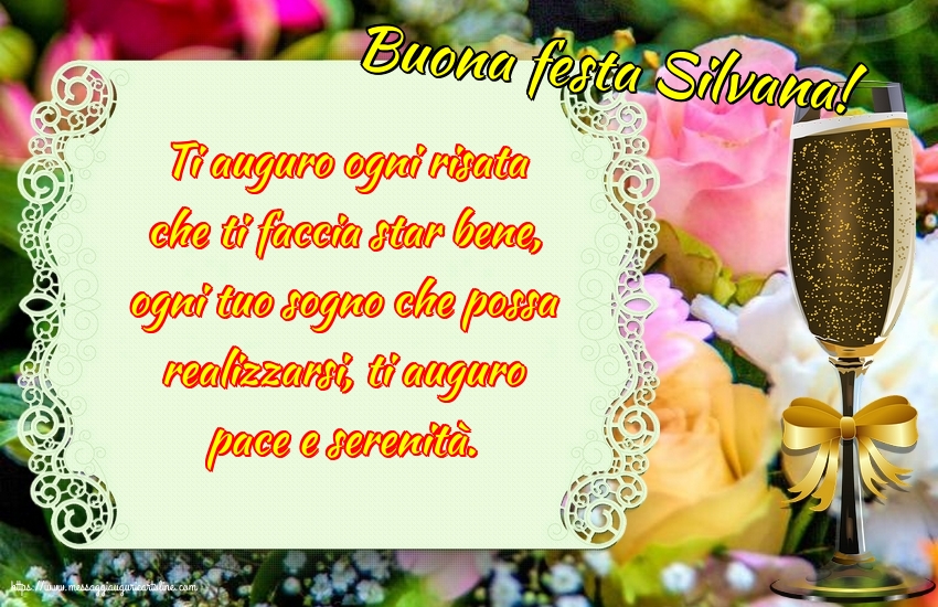 Cartoline di Santa Silvia - Buona festa Silvana! - messaggiauguricartoline.com
