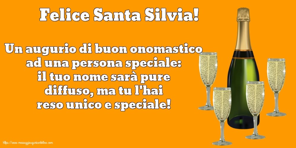Felice Santa Silvia!