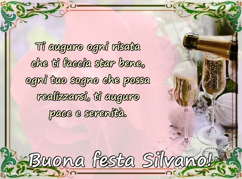 Cartoline di Santa Silvia - Buona festa Silvano! - messaggiauguricartoline.com