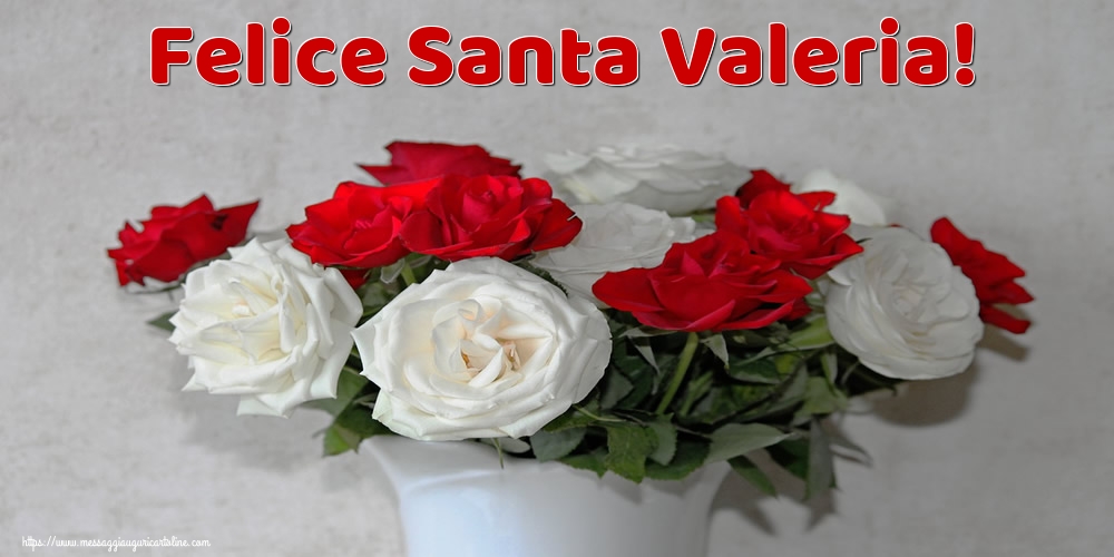 Cartoline di Santa Valeria - Felice Santa Valeria! - messaggiauguricartoline.com