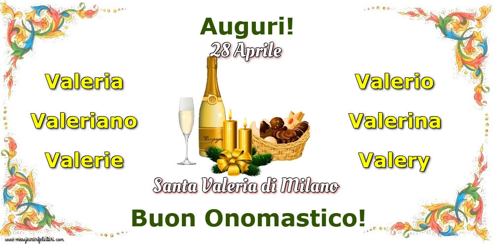 28 Aprile - Santa Valeria di Milano