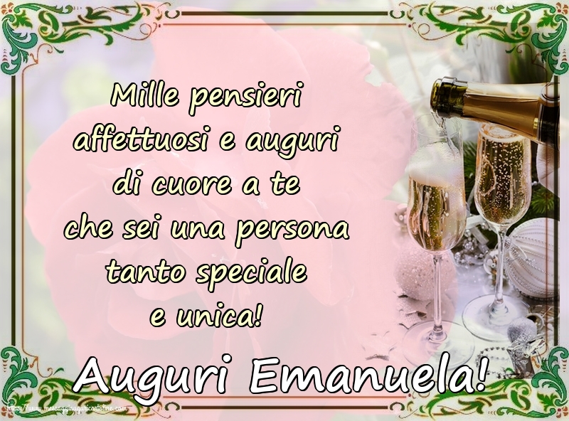 Cartoline di Sant'Emanuele - Auguri Emanuela! - messaggiauguricartoline.com