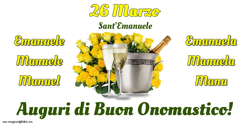 Sant'Emanuele 26 Marzo - Sant'Emanuele