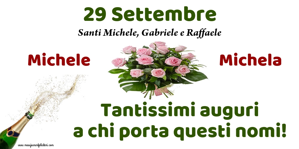 Cartoline di Santi Michele, Gabriele e Raffaele - 29 Settembre - Santi Michele, Gabriele e Raffaele