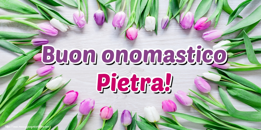 Cartoline di Santi Pietro e Paolo - Buon onomastico Pietra! - messaggiauguricartoline.com