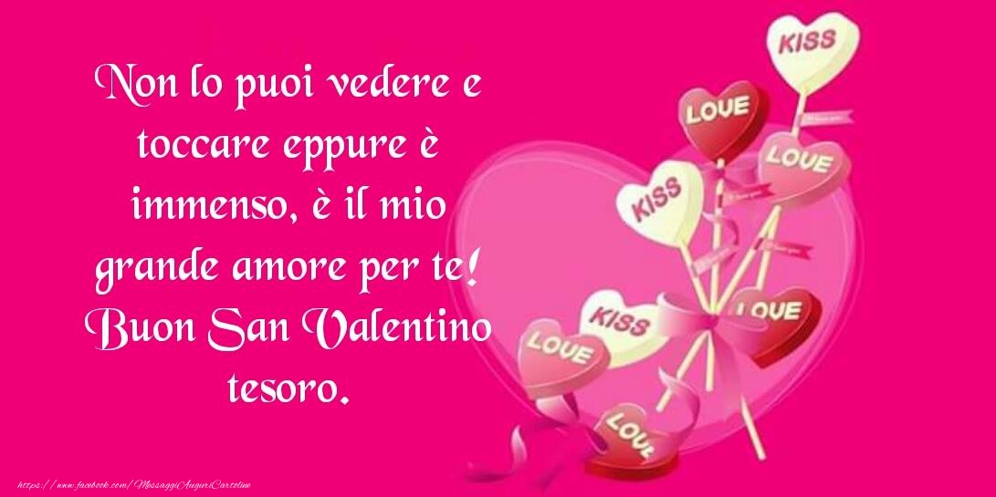 Cartoline di San Valentino - Buon San Valentino Amore Mio - messaggiauguricartoline.com