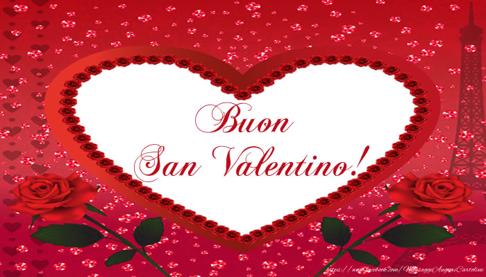 Cartoline di San Valentino - Buon San Valentino! - messaggiauguricartoline.com