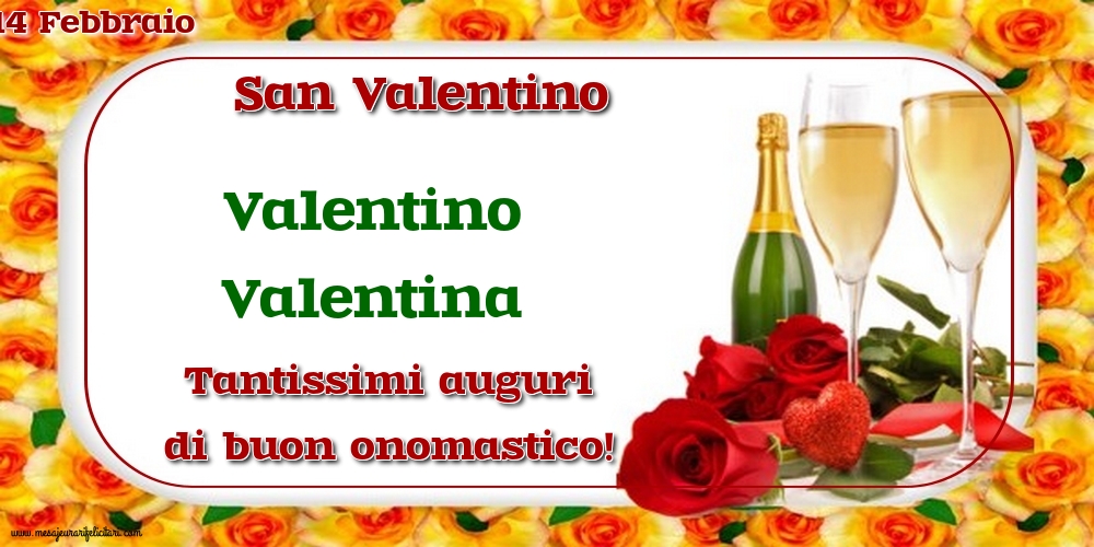 Cartoline di San Valentino - 14 Febbraio - San Valentino - messaggiauguricartoline.com