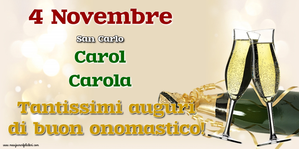 4 Novembre - San Carlo