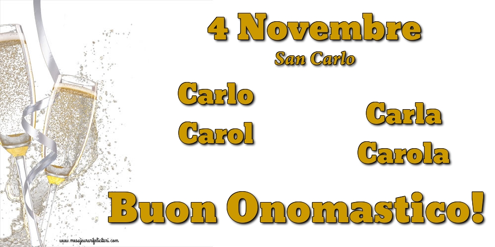 4 Novembre - San Carlo